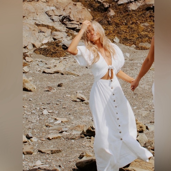 Free People String Of Hearts cut out  Dress - Picture 1 of 8